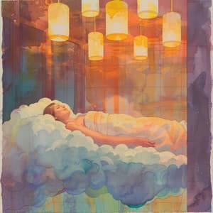 Entspannungsoase: Gemütliches Schlummern im Garten-SPA-Tapisserie - Einschlafen