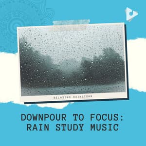 Downpour to Focus: Rain Study Music - Relaxing Rainstorm