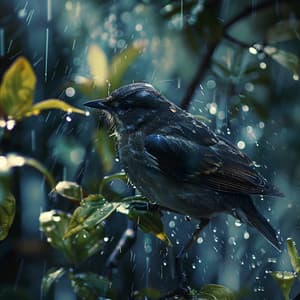 Restful Night: Binaural Birds Nature and Rain for Sleep - Relax in Nature