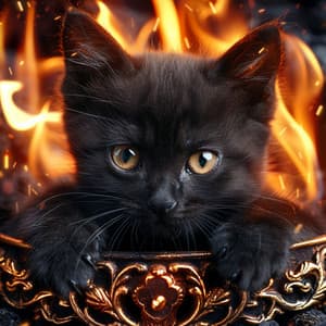 El Confort De Los Gatos Junto Al Fuego: Suaves Melodías De Brasas - Música para Oficinas Clasico