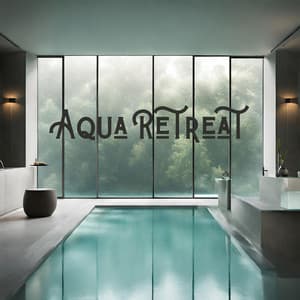 Aqua Retreat: Hydrotherapy Harmonies, Soft Flow - Stress Relief Calm Oasis
