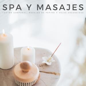 Spa Y Masajes: Loción Corporal, Rodajas De Pepino Y Velas Encendidas - Masajes Spas