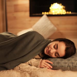 Fire Serenity: Binaural Sleep Flames - Fireplace Sounds