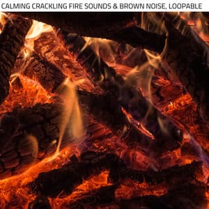 Calming Crackling Fire Sounds & Brown Noise, Loopable - Fire Sounds