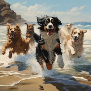 Unión Serena Con El Océano: Paisajes Sonoros Binaurales Para El Maravilloso Tiempo Con El Perro - Océano