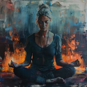 Ritmos Binaurales Para El Flujo Del Yoga: Mejora Tu Experiencia De Yoga - Sinfonía de fuego binaural del yoga