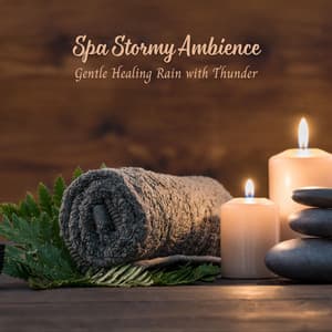 Spa Stormy Ambience: Gentle Healing Rain with Thunder - Rainded