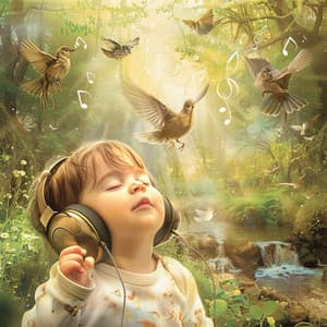 Baby Sleep Melodies: Binaural Birds Harmony - 92 96 Hz - Lullaby Balladeers