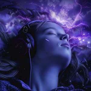 Binaural Night: Thunder Sleep Symphony - Fall Asleep Machine