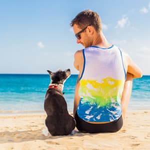 Ocean's Serene Connections: Ambient Dog Interaction Soundscapes - Ocean Noises