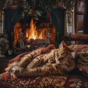 Mirada Al Fuego: Vibraciones Relajantes Para Gatos - Música relajante para gatitos