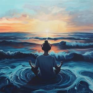 Ocean Meditation: Serene Rhythmic Journey - Bright Noise for Meditation
