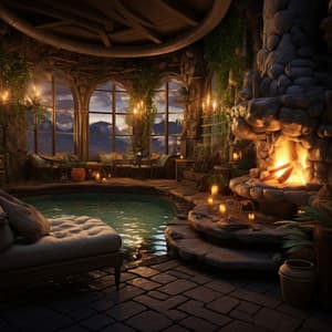 Fire and Spa Serenity: Music Blend - Soft Music Playlisted