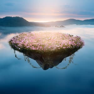 The Celestial Electronic Music: Rhythms For A Peaceful Night - Alpha Beta Delta Theta Frequencies