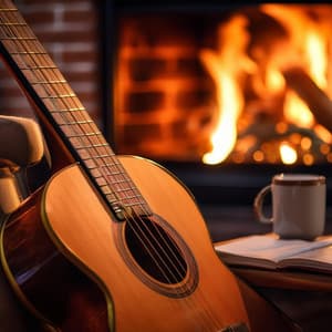 Workplace Embers: Guitar Tunes for Productive Firelight - Music For Working Hard