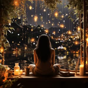 Retiro Rítmico: Lluvia De La Naturaleza Y Armonía Binaural Para Masajes - Patrones de luz