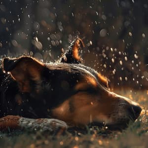 Lluvia Suave Para Perros: Ruidos Ambientales Relajantes - Gotas de lluvia para calmar a los perros