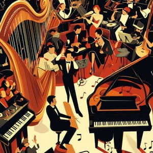 Beneath the Chandeliers - Coffee Shop Jazz Piano Chilling