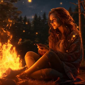 Heated Harmony: Relaxation Fire Music - Achieve Inner Harmony