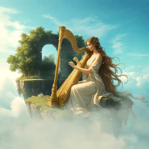 Floating on Quiet, Harp for Deep Calm - Celine Celesta