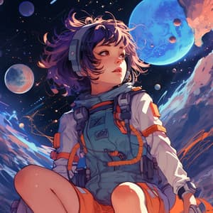 MoOn Views WitH LoFi - Chill on Moon