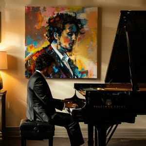 Música De Piano: Visiones Celestiales Reveladas - Piano de jazz relajante