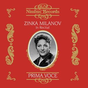 Zinka Milanov in Recital - Bozidar Kunc