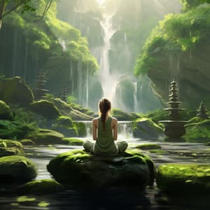 Melodic Rainfall: Serene Music Escape - Divine Perks Nature Music