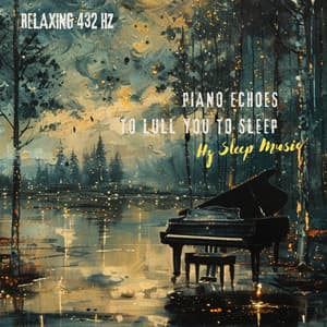 Relaxing 432 Hz Piano Echoes to Lull You to Sleep - Hz Sleep Music