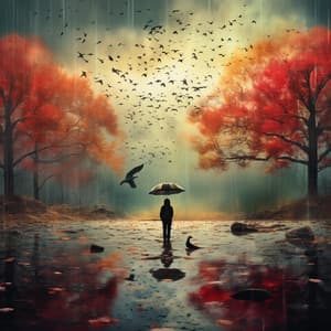 Rainy Relaxation Retreat: Drizzle's Calm Waters Symphony - American Native Orchestra