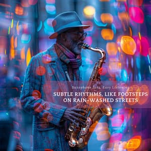 Subtle Rhythms, Like Footsteps on Rain-Washed Streets - Saxophone Jazz, Easy Listening