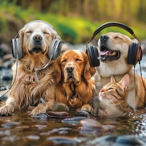 Water Ripples: Pets Relaxation Echoes - Relaxing Pet Music