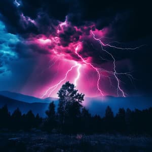 Thunder's Melodic Dreams: Nocturne's Serenity - Elements of Nature