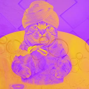 Music for Chilling Cats - Harmonica Solo - Calming Cat Music