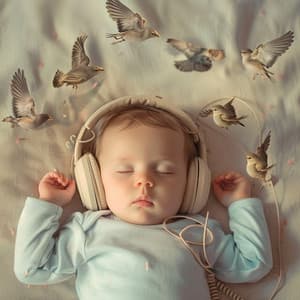 Baby Soothe: Binaural Melodies with Birds - 78 72 Hz - Nursery Rhyme Time