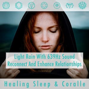 Light Rain with 639Hz sound reconnect and enhance relationships - Healing Sleep
