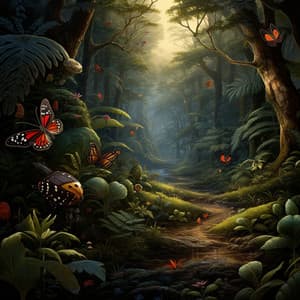 Nature's Forest Hums with Insects - Cottage in the Woods