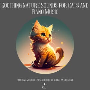 Soothing Nature Sounds For Cats And Piano Music - Relax Your Cat