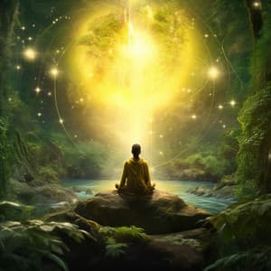 Zen Mindfulness with Thunderous Meditation Melodies - Bosque Tropical