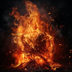 Mindful Fire: Ambient Sounds for Meditation - Silent Meditation Zone