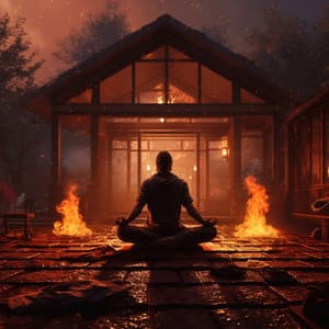 Flame Harmony: Yoga Fire Symphony - Good Morning Music