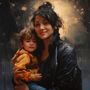 Sueño Del Bebé Lluvioso: El Toque Relajante Del Piano - Niño pequeño