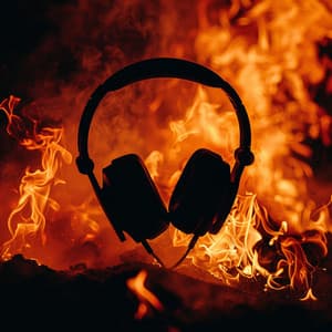 Rhythmic Fire: Melodic Music Fusion - Relaxation Noisy Tones