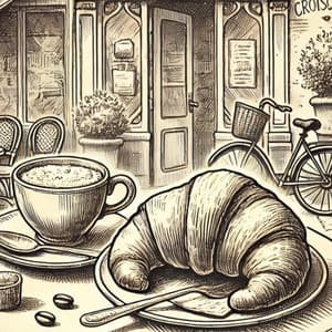 Morning Croissant and Coffee - French Piano Jazz Music Oasis