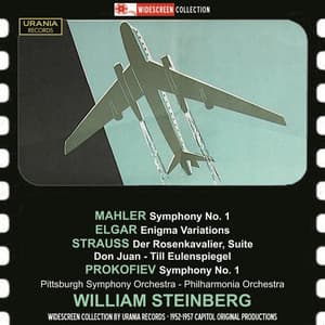 Mahler: Symphony No. 1 - Elgar: Enigma Variations - Strauss: Der Rosenkavalier Suite - William Steinberg