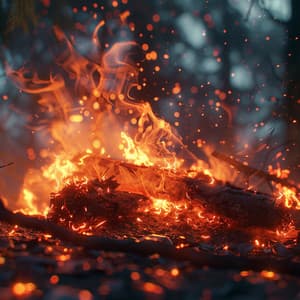 Fire’s Chill: Relaxing Ambient Warmth - Relaxing Well