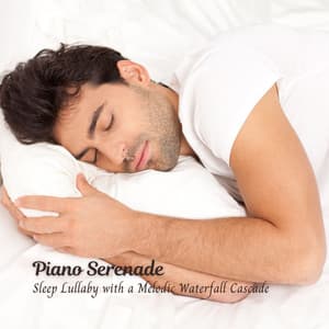 Piano Serenade: Sleep Lullaby with a Melodic Waterfall Cascade - Aquagirl