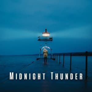 Midnight Thunder: Restful Rain on Umbrella for Sleep - Lightning