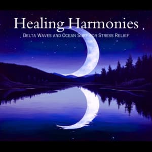 Healing Harmonies Delta Waves and Ocean Surf for Stress Relief - Ocean Waves for Deep Sleep