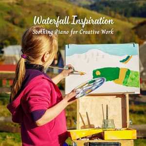 Waterfall Inspiration: Soothing Piano for Creative Work - Classical Piano